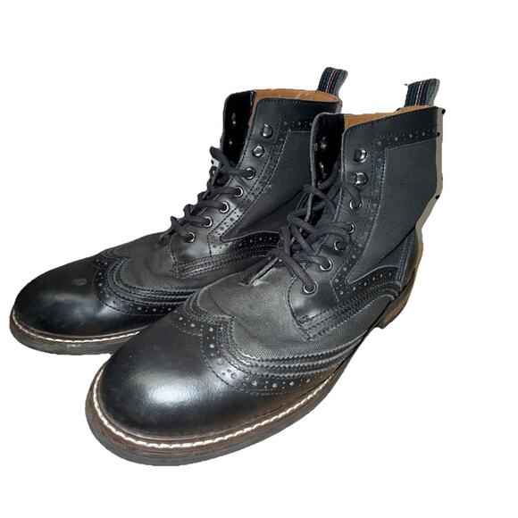 Size 12 - Men’s Tommy Hilfiger Boots Black Leather main image 5